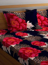 3D Double Bedsheet with 2 Pillow Covers (Multicolor) - Wooden Twist UAE